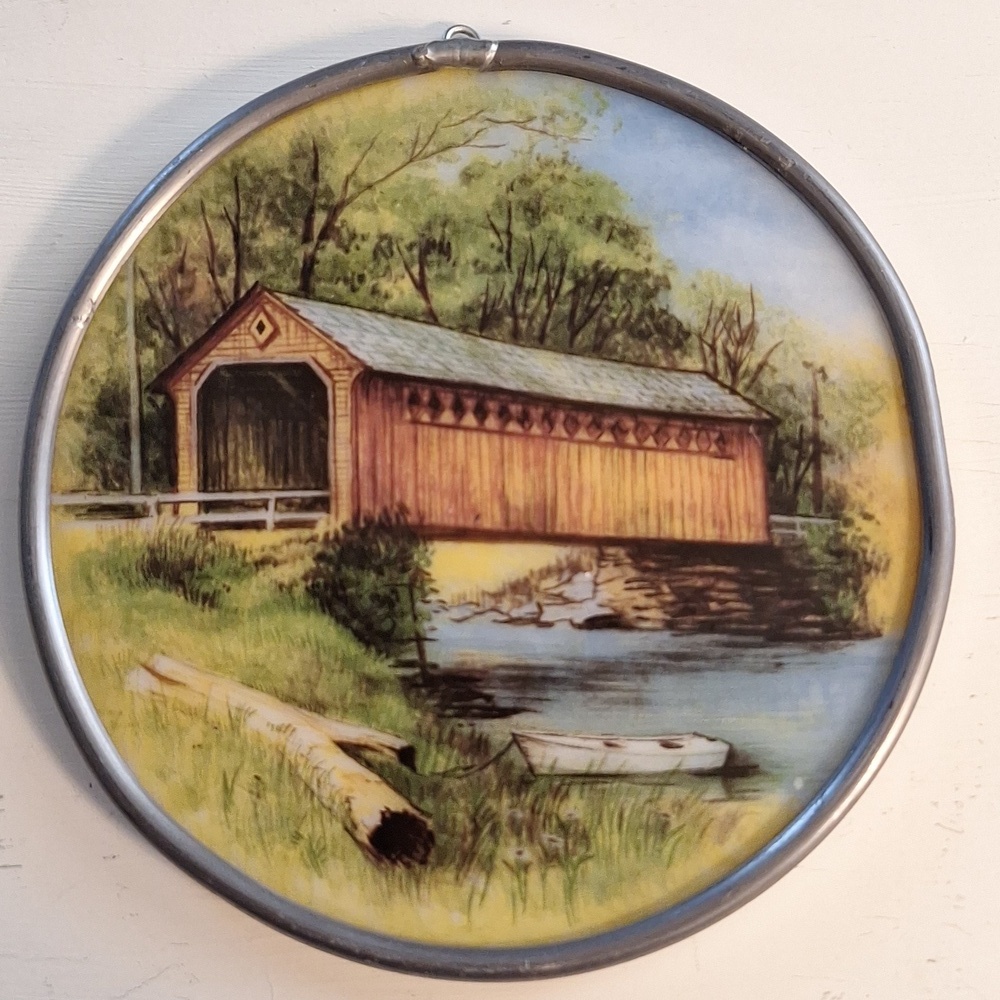 Currier & Ives Stained Glass - Collectible Stained Glass